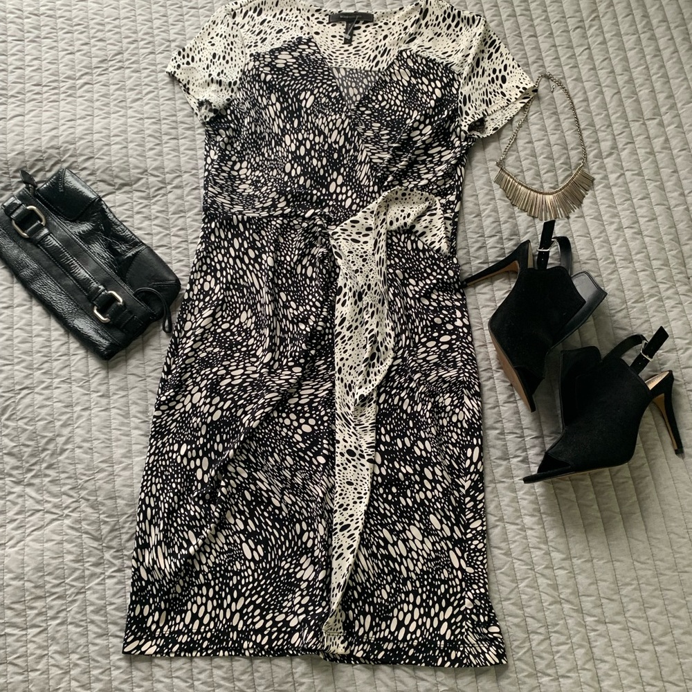 BCBG Brand New Never Worn. Jersey stretch dress . Work to dinner .size M